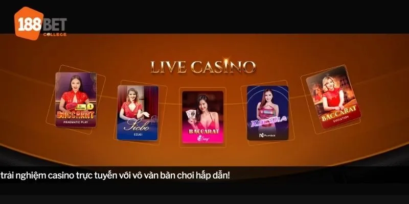 Khái quát chung về mục game bài tại 188Bet